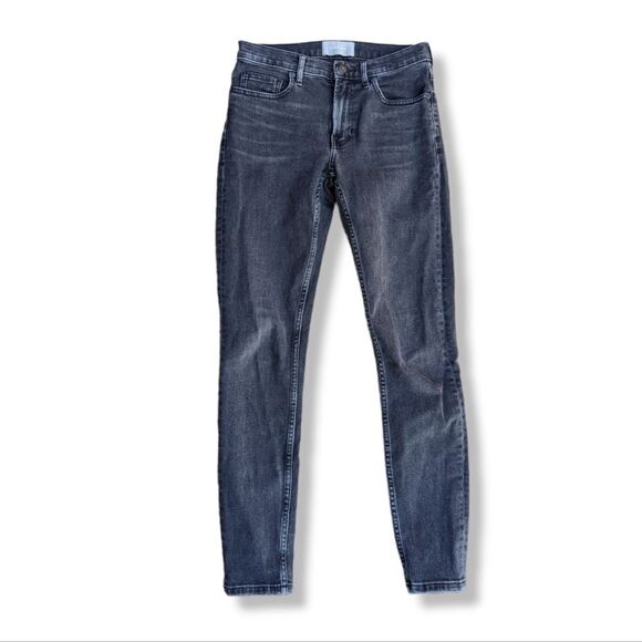 Everlane The Authentic Stretch Mid-Rise Skinny in washed out black sz 26… - Picture 4 of 10